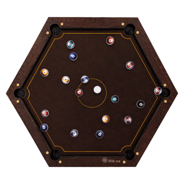 Mesa Hexa·Pool Ébano Black
