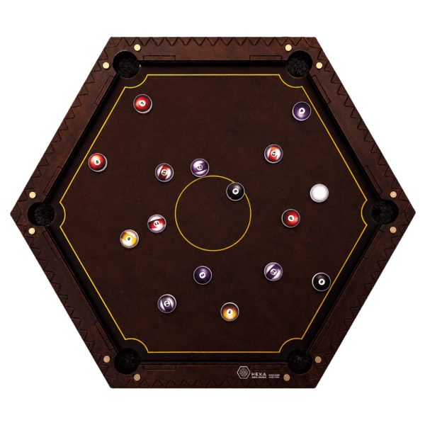 Mesa Hexa·Pool Ébano Black