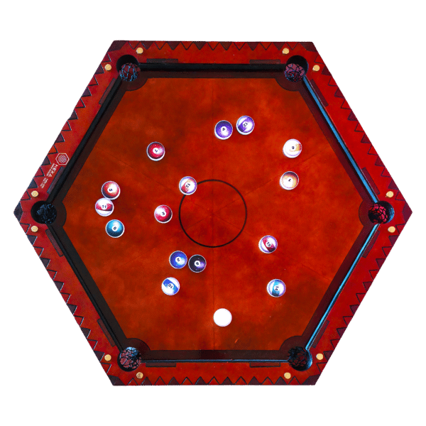 Mesa Hexa·Pool Granate
