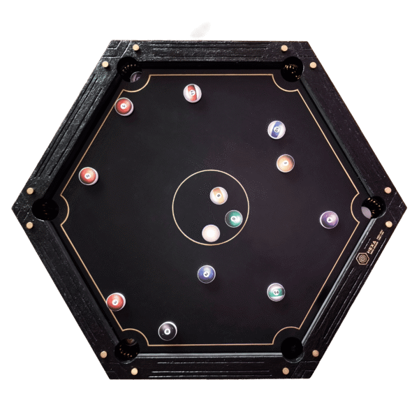 Mesa Hexa·Pool Black Texture